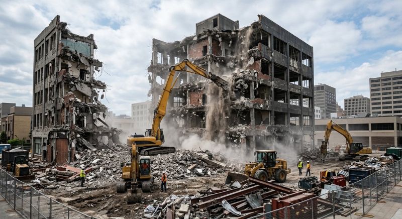 Industrial Demolition in Sacramento, CA